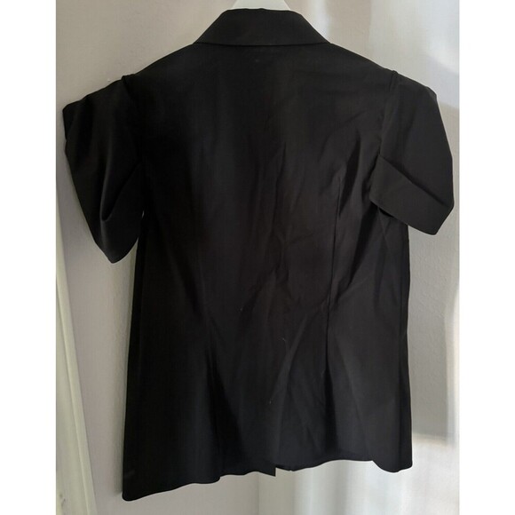 Michael Kors Collection Italy button up shirt Gold label Crushed sleeve size 10 - Picture 16 of 16